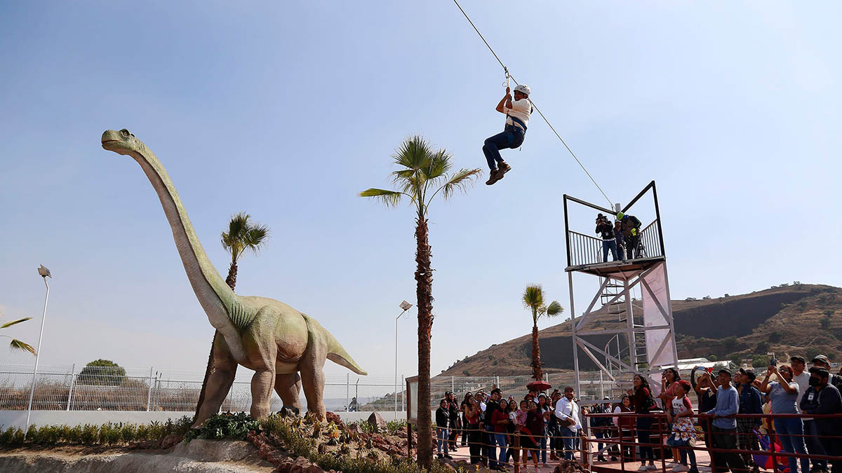 Chimalpark es el nuevo parque temático de dinosaurios en el Edomex - Uno TV