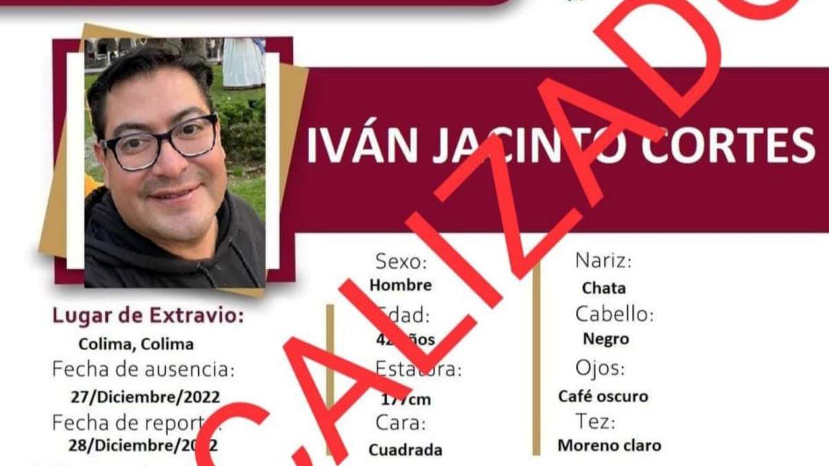 Hallan muerto a Iván Jacinto, doctor reportado como desaparecido en Colima