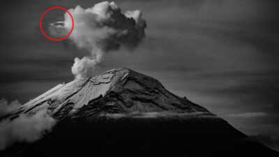 Puebla: difunden foto de supuesto ovni en el volcán Popocatépetl