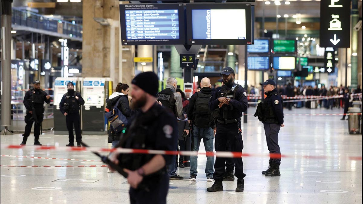 Ataque de un hombre con arma blanca en estación de trenes en París deja 6 heridos