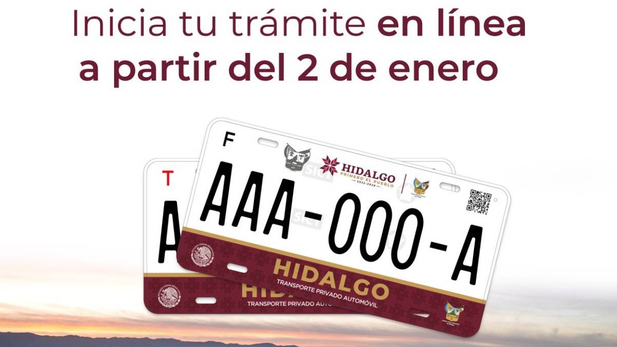 ¡Entérate! Hoy inicia el reemplacamiento vehicular 2023 en Hidalgo