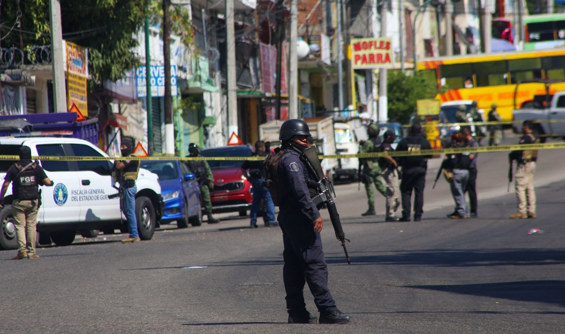 Policia muerto en tiroteo Veracruz