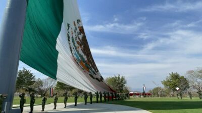 La bandera monumental de Iguala, Guerrero mide 113 metros de altura. Foto: Cuartoscuro