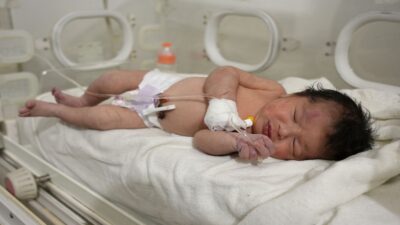 Siria bebé terremoto