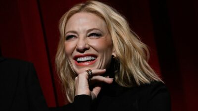 Actriz Cate Blanchett sonriendo