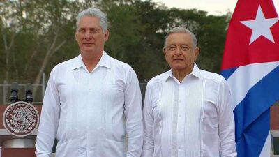 Foto Lopez Obrador Presidente De Cuba Campeche