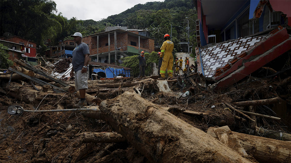 Ya son 65 muertos en Brasil por histórico temporal de lluvias