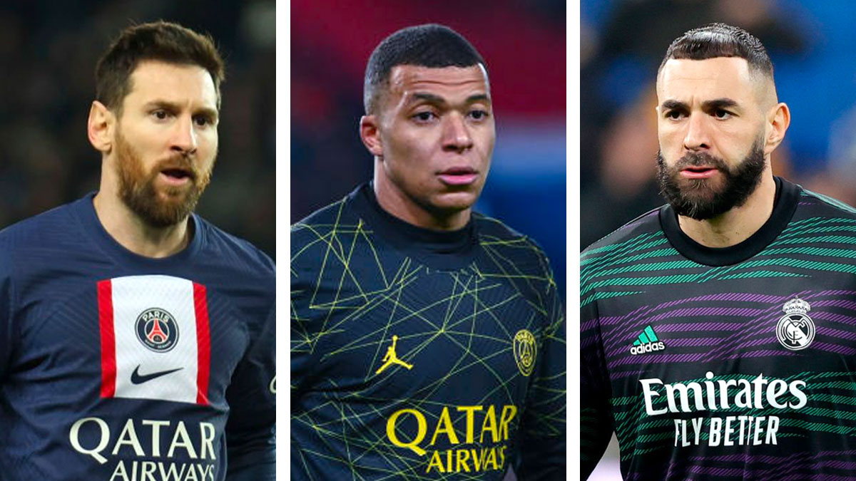 Lionel Messi, Kylian Mbappé y Karim Benzema finalistas al The Best de la FIFA a jugador del año