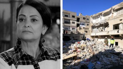 Emel Atici, actriz turca, es encontrada entre los escombros de su casa