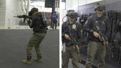 Entrenamiento de realidad virtual 3D para policías de la CDMX