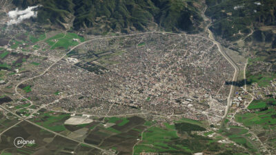 La destrucción por sismo de Turquía en imágenes satelitales