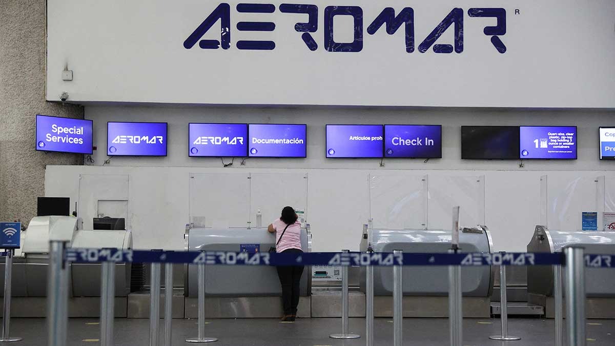 Cese definitivo Aeromar, mostradores T2 del AICM