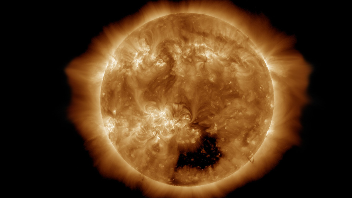 According to NASA, a solar hole 30 times the size of Earth will cause a geomagnetic storm today, March 24.