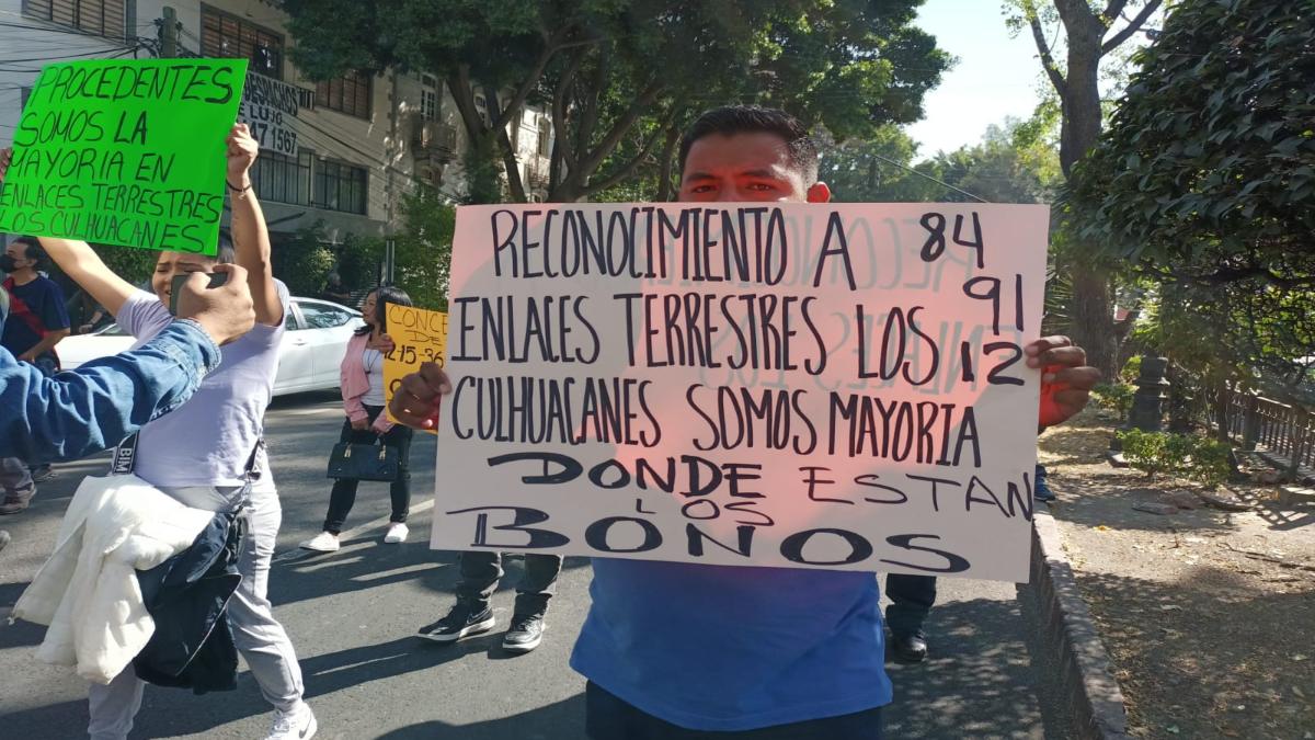Manifestantes exigen bono del programa de Chatarrización.