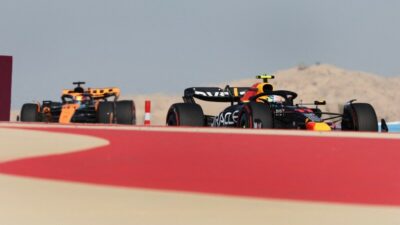 Checo Pérez PL1 GP de Bahréin