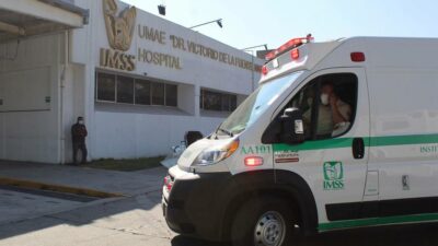 un paciente del 270 del IMSS en Reynosa saltó desde un segundo piso