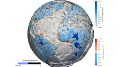 Tierra: crean modelo 3D con la evolución de los últimos 100 millones de años