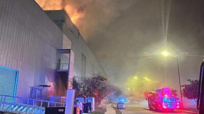 Incendio en los cines de Plaza Altabrisa en Mérida