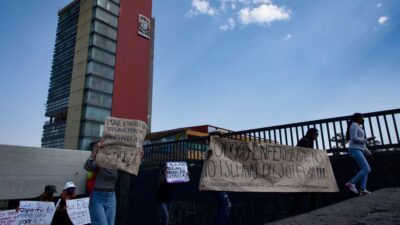 Marchas CDMX protesta en Ciudad Universitaria