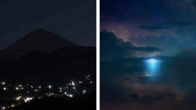 Volcán Popocatépetl: captan supuesto ovni saliendo del coloso