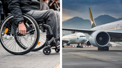 personas con discapacidad viaje en avión