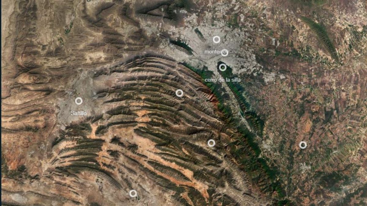 Monterrey desde el espacio, la increíble foto satelital capturada por la Agencia Espacial Europea