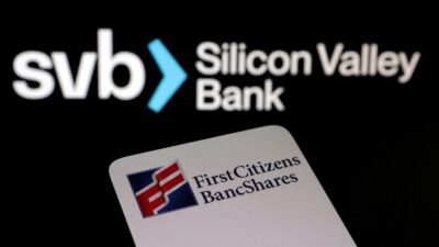 Imagen de Silicon Valley Bank con la de First Citizens sobrepuesta