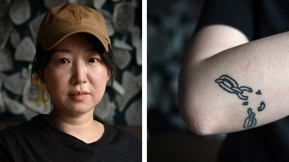 Tatuadora y artista china emprende lucha feminista grabando las historias de sus clientas con tinta