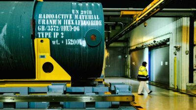 La desaparición del uranio se considera un material de bajo nivel de radiactividad. Foto: AFP