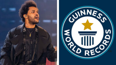 The Weeknd es el artista más popular del mundo, según Guinness