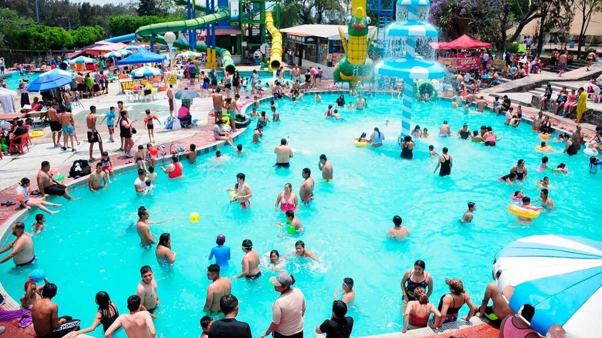 Riña vacacionistas Ixmiquilpan, foto de balneario