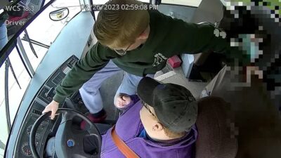 Alumno evita choque de autobús escolar en Michigan, Estados Unidos