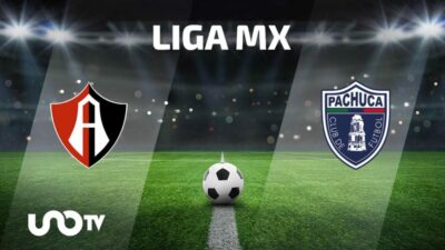 Logos del Atlas y Pachuca anunciando su próximo partido
