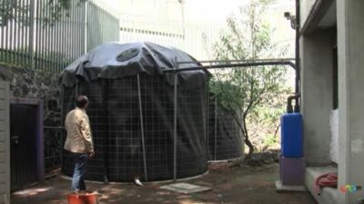 Sistema de captación de agua de lluvia de la UNAM