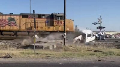 Choque Fatal Autos Tren Texas