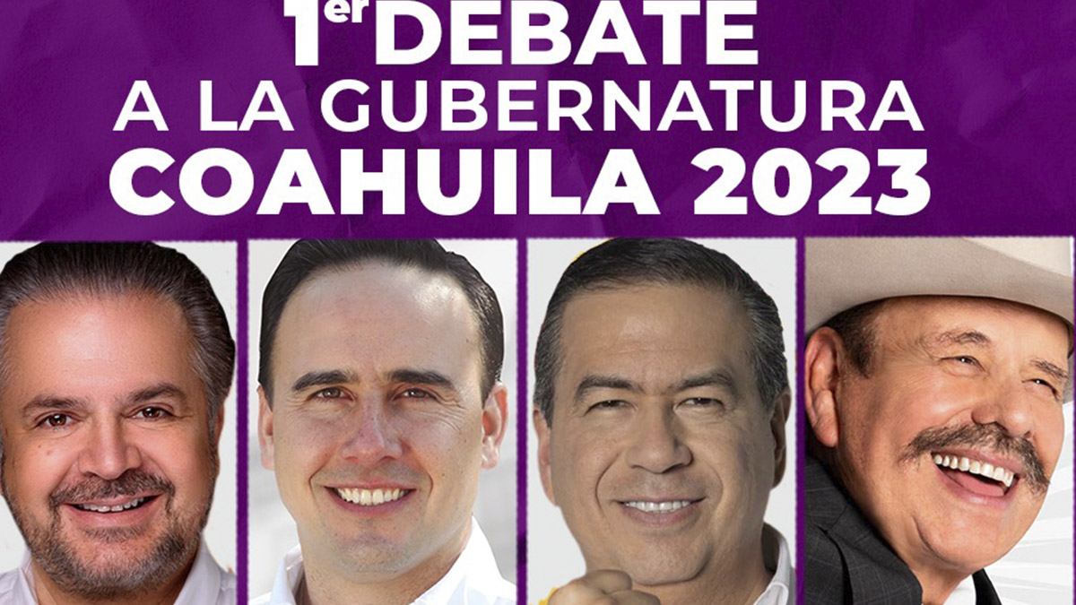 Se lleva a cabo debate de los candidato a la gubernatura Coahuila