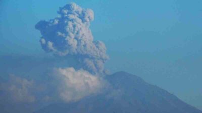 Erupciones volcánicas y volcanes activos en México