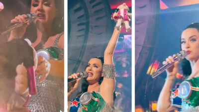 Katy Perry recibe peluche del Dr. Simi y su reacción se vuelve viral