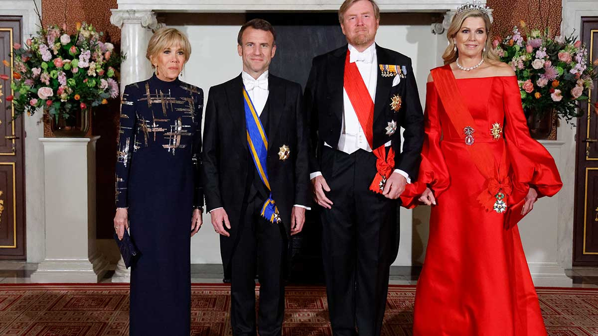 Maxima Holanda Brigitte Macron De Gala