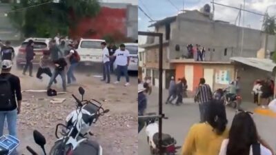Pelea entre estudiantes universitarios en Hidalgo
