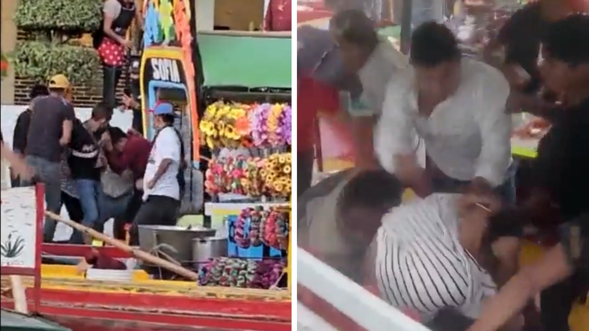 No le peguen, ya déjalo!”: turistas captan pelea campal en trajineras de  Xochimilco- Uno TV
