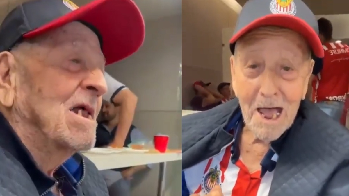 Abuelito de 103 años quiere ir al estadio y ver campeón a Chivas