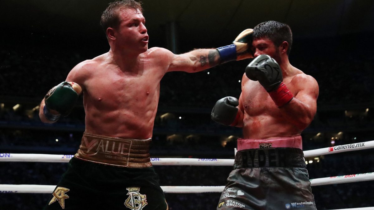 Pelea de box entre Saúl "Canelo" Álvarez y John Ryder en Jalisco