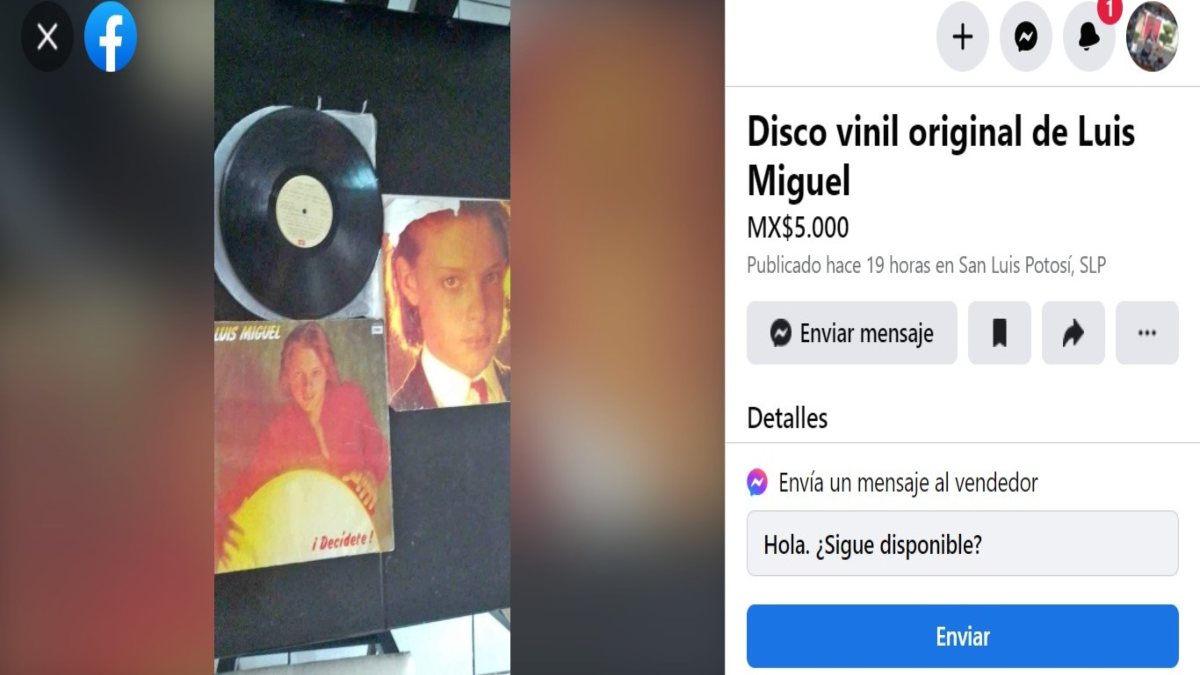 Disco Vinil De Luis Miguel Slp