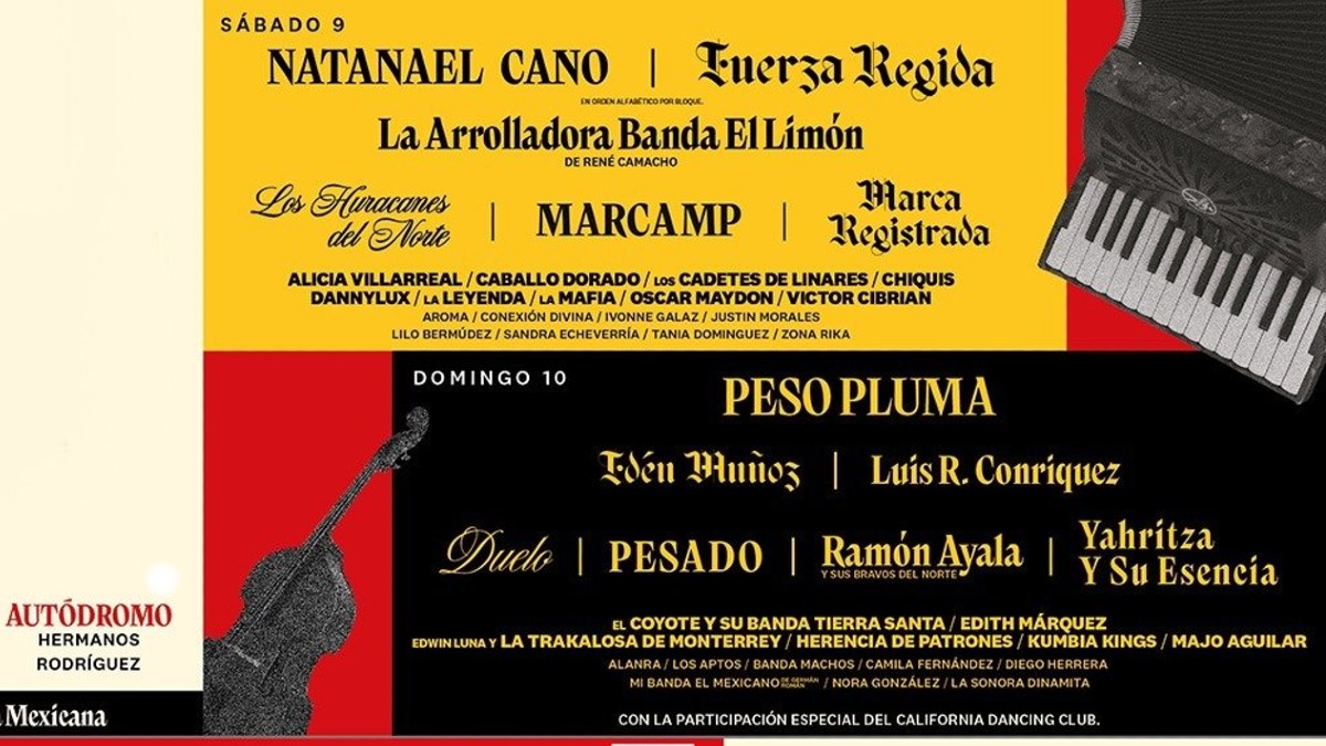 Festival Arre 2023 Cartel Peso Pluna Natanael Cano