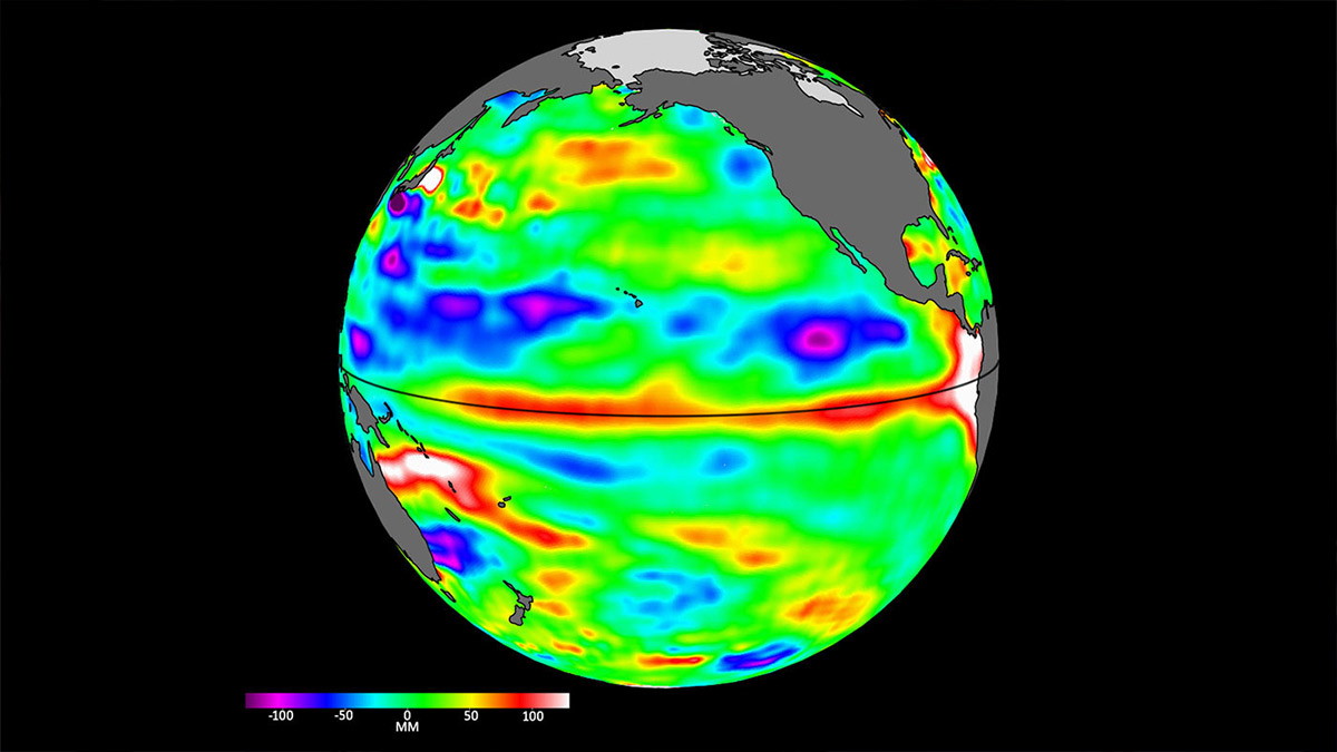 Early signs of El Niño have been detected from space