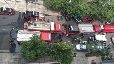 Incendio en la colonia Anzures en CDMX: desalojan a 150 personas de un edificio