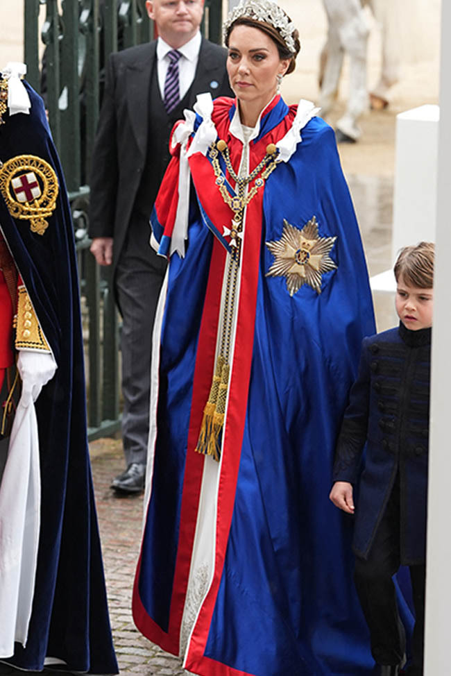 Kate Middleton en la coronación del rey Carlos III