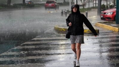 Lluvias fuertes y chubaascos en Ciudad de México