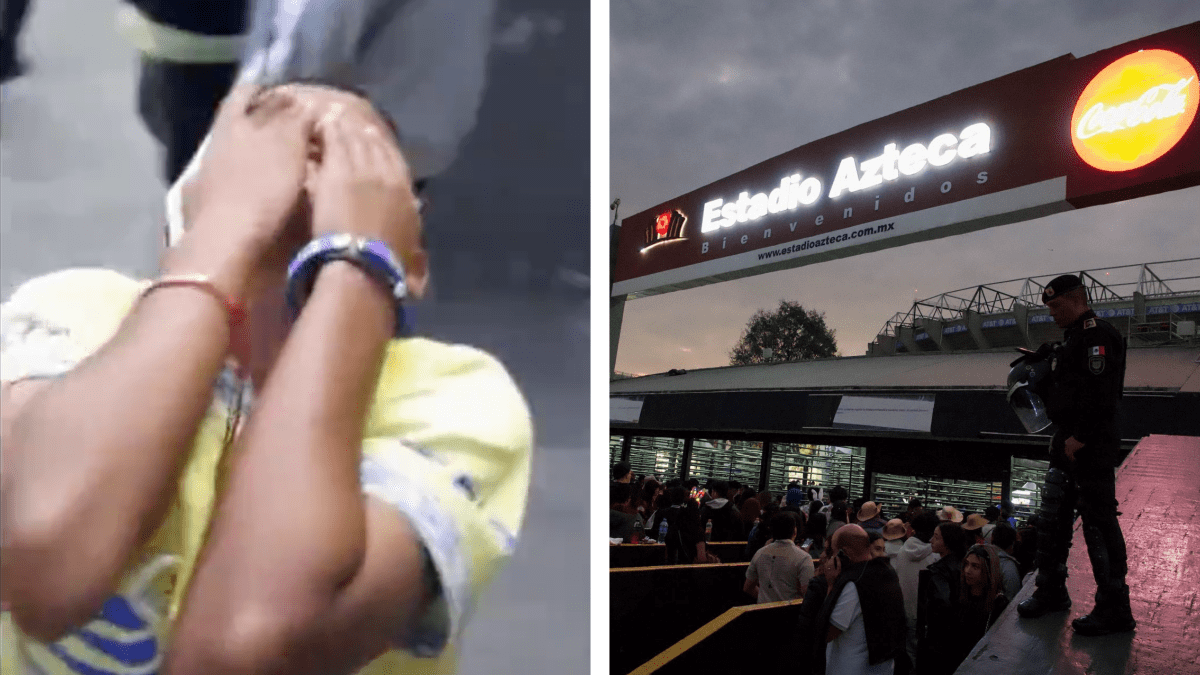 Niño llora al entrar el Estadio Azteca por primera vez; ve el video